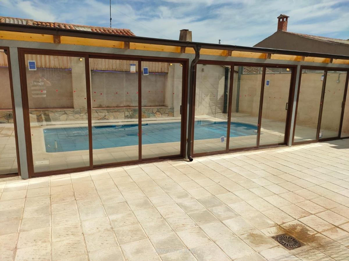 Casa Rural Banos Del Rey Con Piscina Climatizada Vega de Santa Maria Bagian luar foto