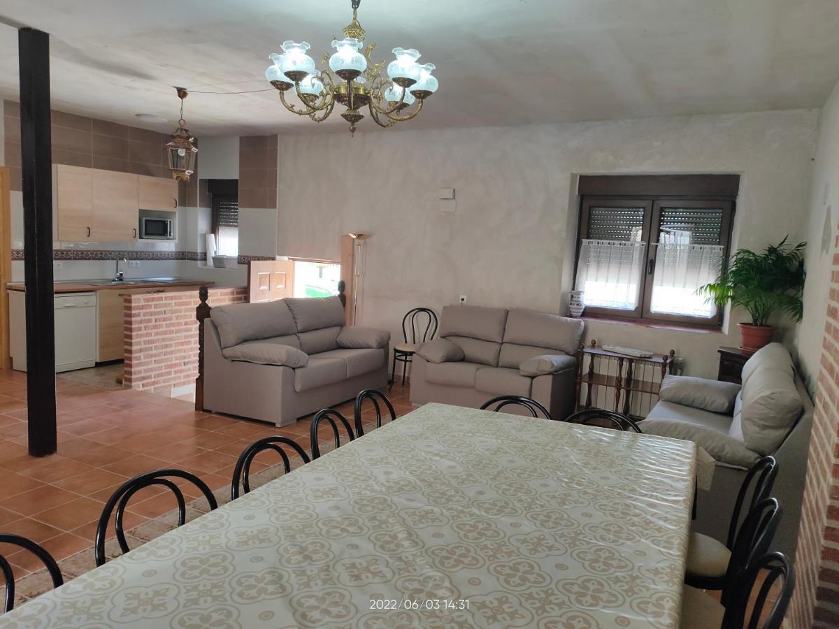 Casa Rural Banos Del Rey Con Piscina Climatizada Vega de Santa Maria Bagian luar foto