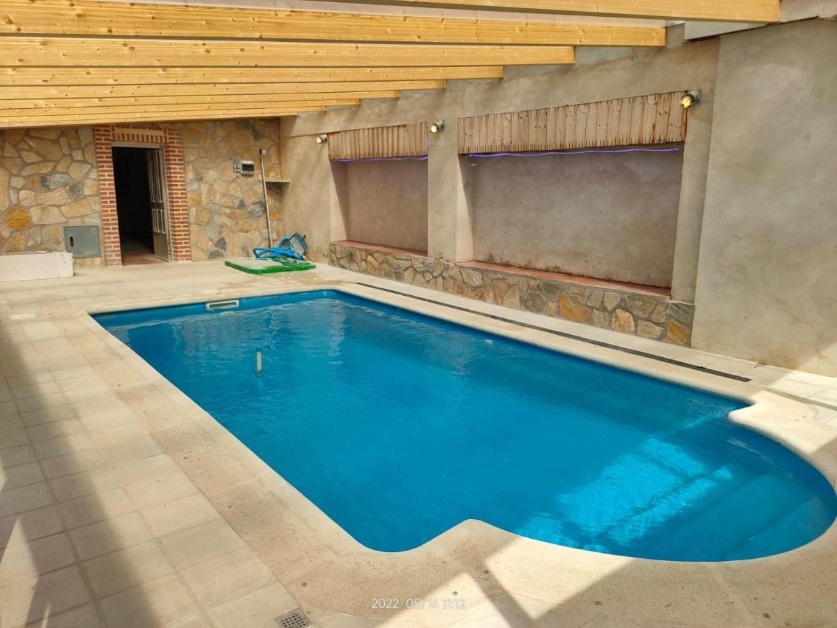 Casa Rural Banos Del Rey Con Piscina Climatizada Vega de Santa Maria Bagian luar foto